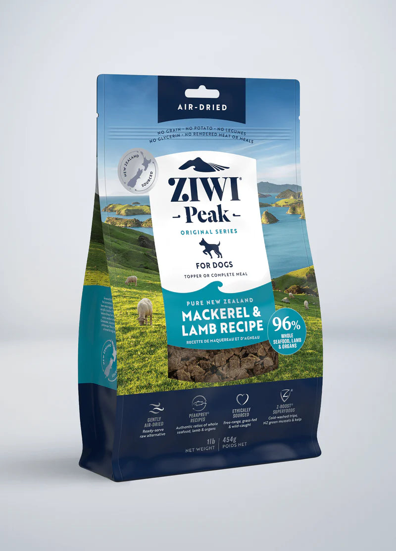 Ziwi Peak Air Dried Mackerel & Lamb Adult Dog Food