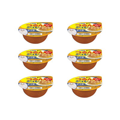Inaba Ciao Soft Jelly Cup Tuna Topping Chicken Fillet 65g (6 Pack)