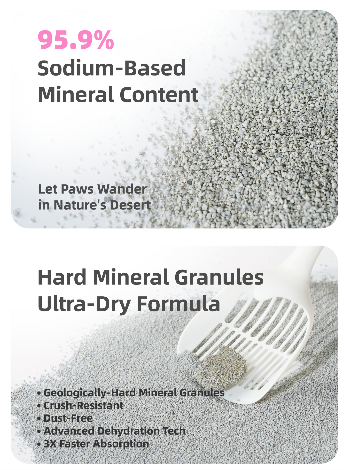 Pink Wish Sodium Bentonite Cat Litter