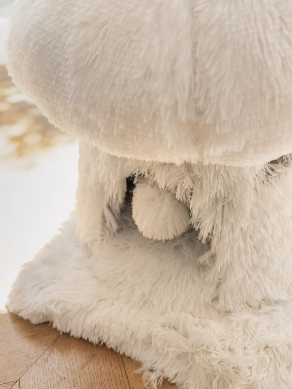 Purrista Mushroom Ice Cream Cat Tree (Three-Layer) - WHITE