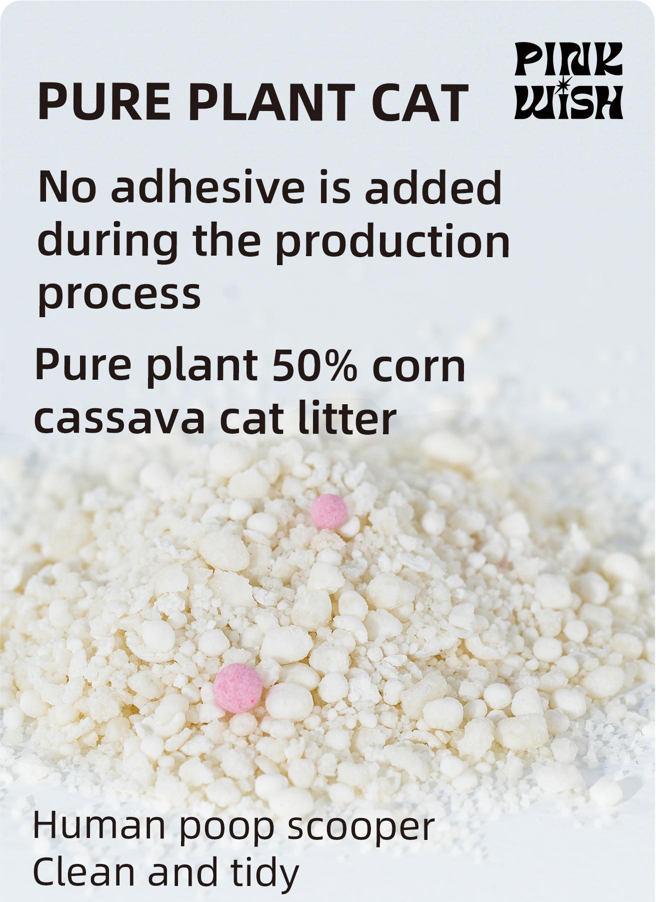 Pink Wish 100%Plant-Based Cat Litter