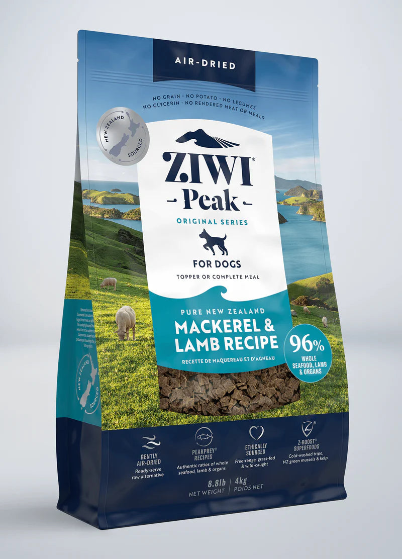 Ziwi Peak Air Dried Mackerel & Lamb Adult Dog Food