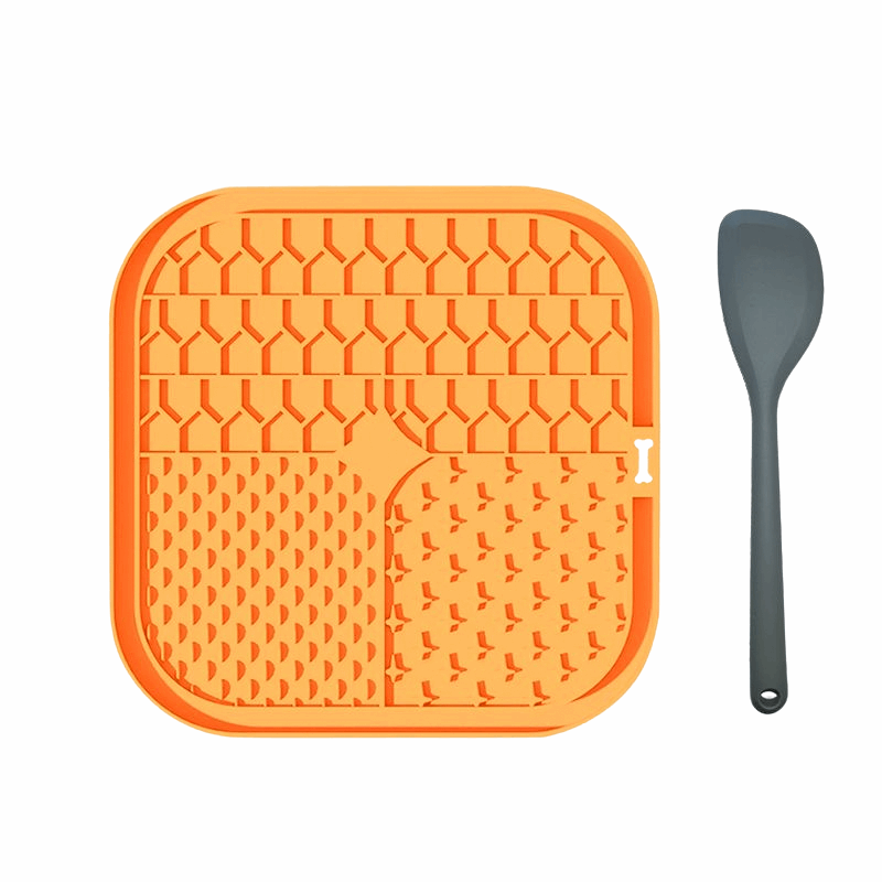 Silicone Dog Lick Mat Square – Anxiety Relief & Slow Feeder for Dogs - ChokyoPetStore
