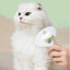 Michu Cream Round-Head Pet Grooming Brush - Perfect for Gentle Coat Care