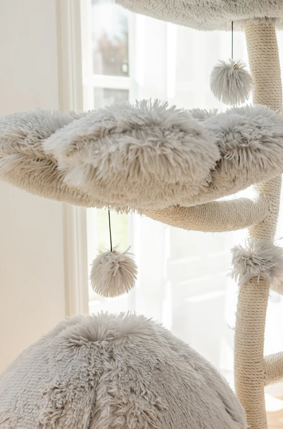 Purrista Mushroom Ice Cream Cat Tree (Three-Layer) - GREY