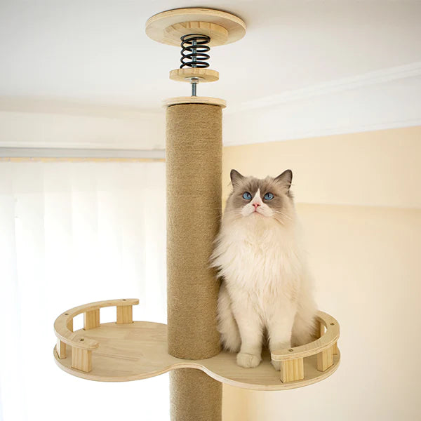 SupermarCat Floor to Ceiling Climbing Cat Tree - Premium SCAT02