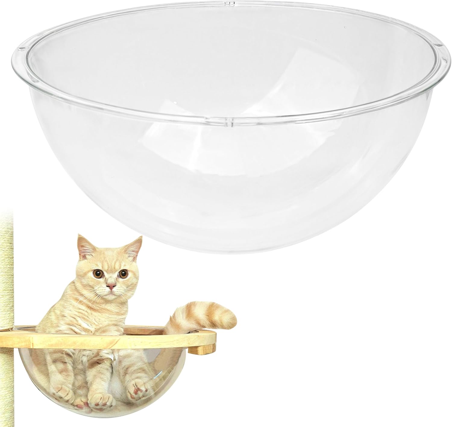 Replacement Acrylic Dome for Cat Trees, Honeypot Cat/Tora Compatible