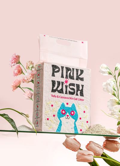 Pink Wish Tofu & Cassava Mix Cat Litter