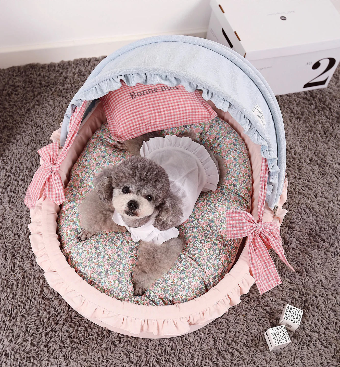 Nifty Fairy Picnic Holiday Pet Bed Cot