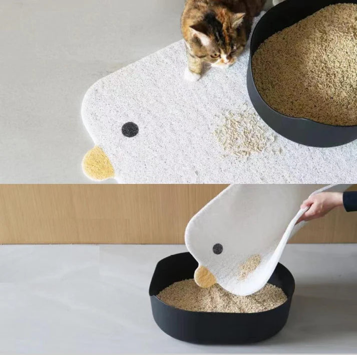 PURROOM Large Non-Slip Multi-Functional Cat Litter Mat Pet Mat