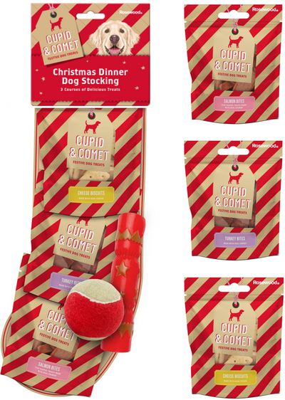 Rosewood Christmas Dinner Dog Stocking