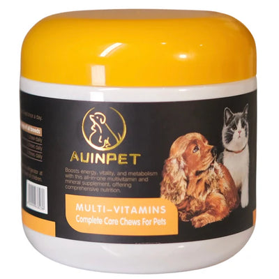 Auinpet Multi-Vitamins Complete Care Chews for Dogs and Cats