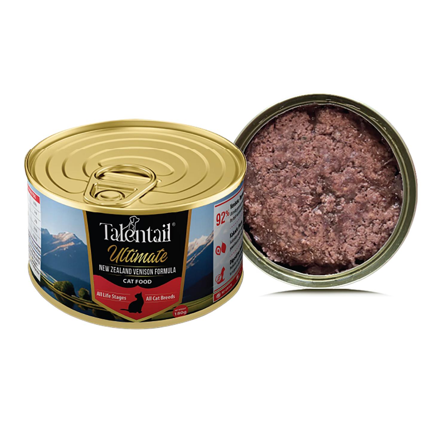 Talenttail Ultimate Canned Wet Food New Zealand Venison 12x180g