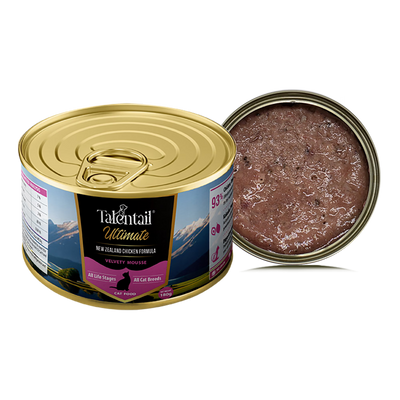 Talenttail Ultimate Canned Wet Food New Zealand Chicken Mousse 12x180g