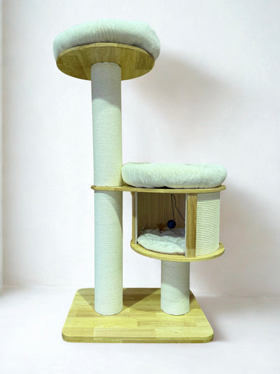 TORA*HONEYPOT CAT Solid Wood Cat Tree - 170464 (120cm) Arrive before end of Jan 2026