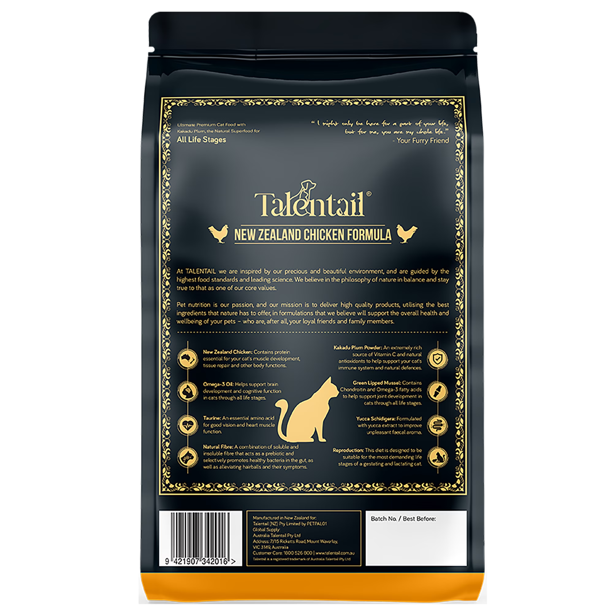 Talenttail Ultimate Premium Cat Food Chicken 5kg