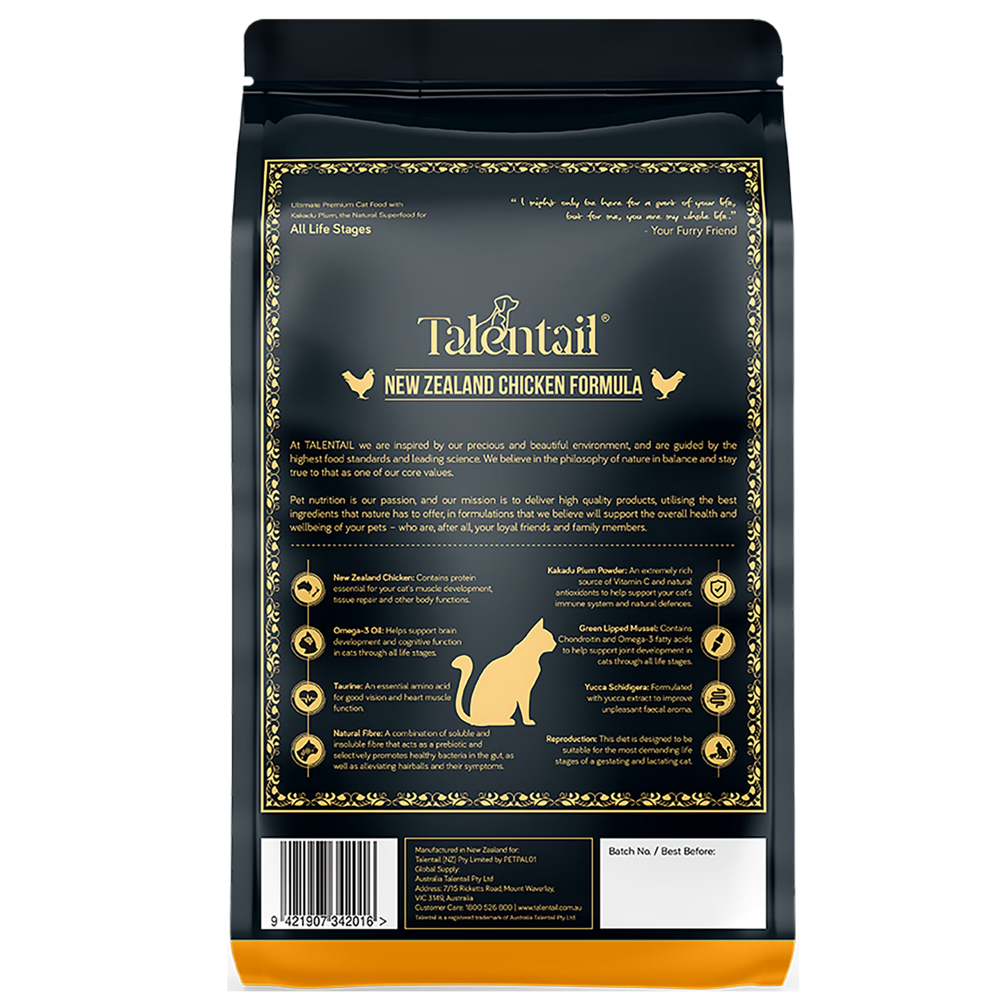Talenttail Ultimate Premium Cat Food Chicken 5kg