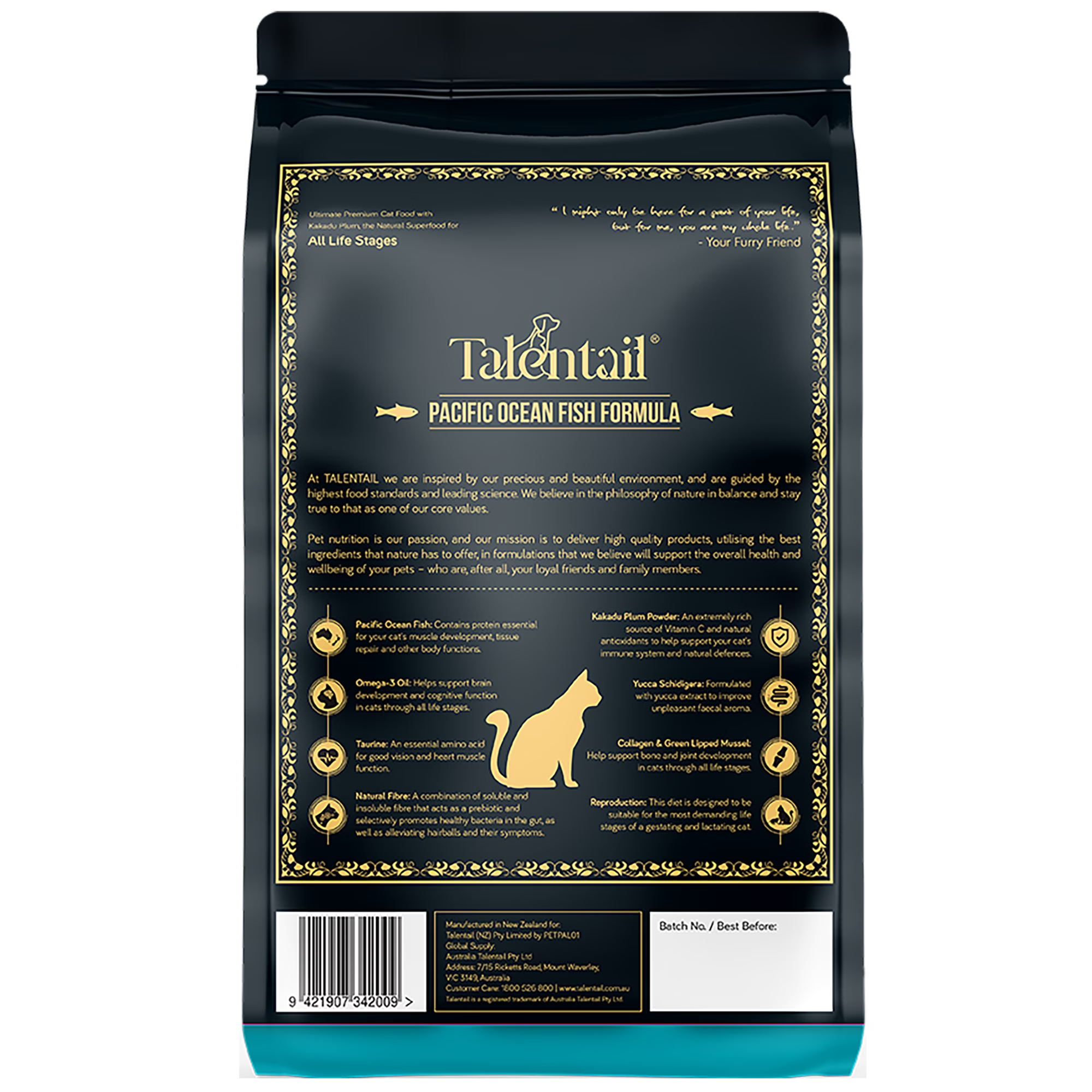 Talenttail Ultimate Premium Cat Food Pacific Ocean Fish 5kg
