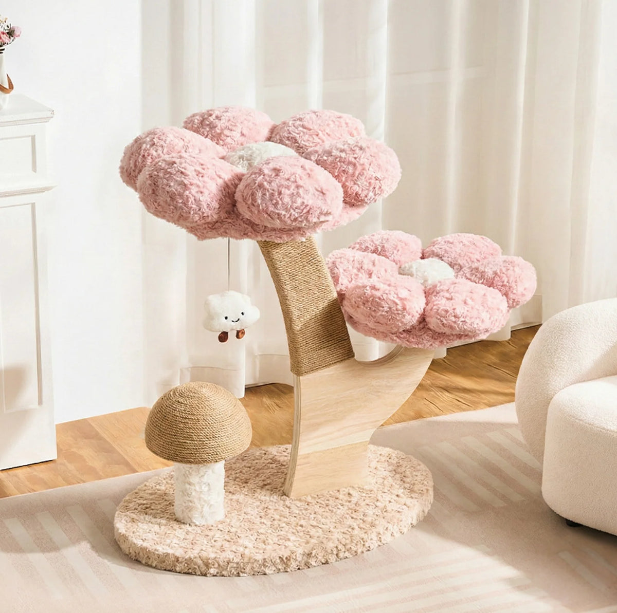 Chokyo Flower Series Two-Tier Cat Tree 72cm