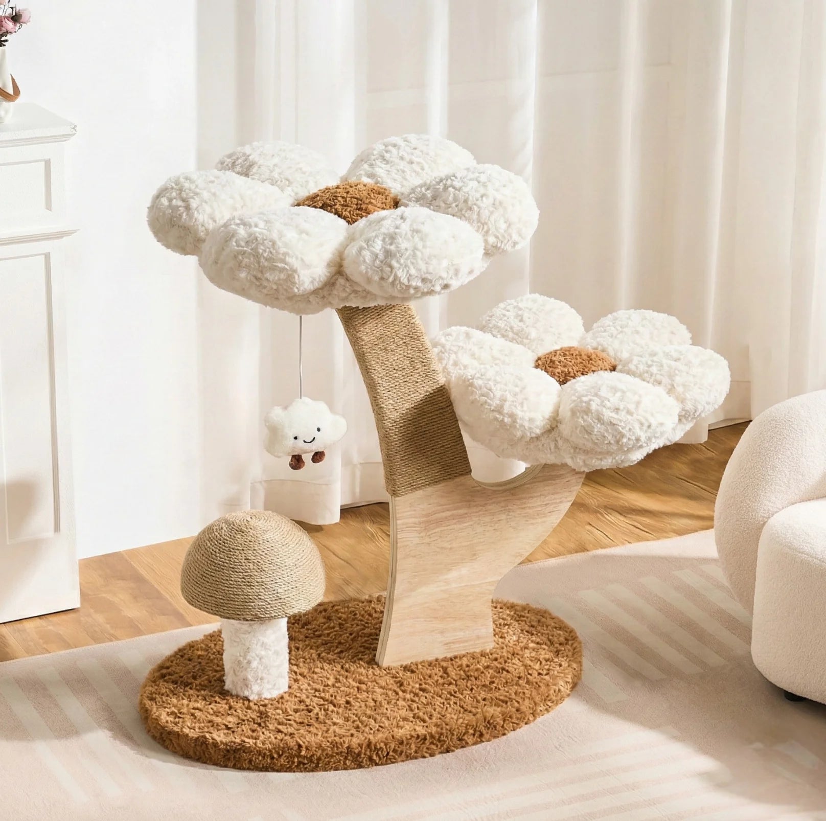 Chokyo Flower Series Two-Tier Cat Tree 72cm