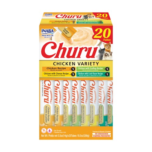 Inaba Churu Chicken Varieties Box 14g 20 Tubes