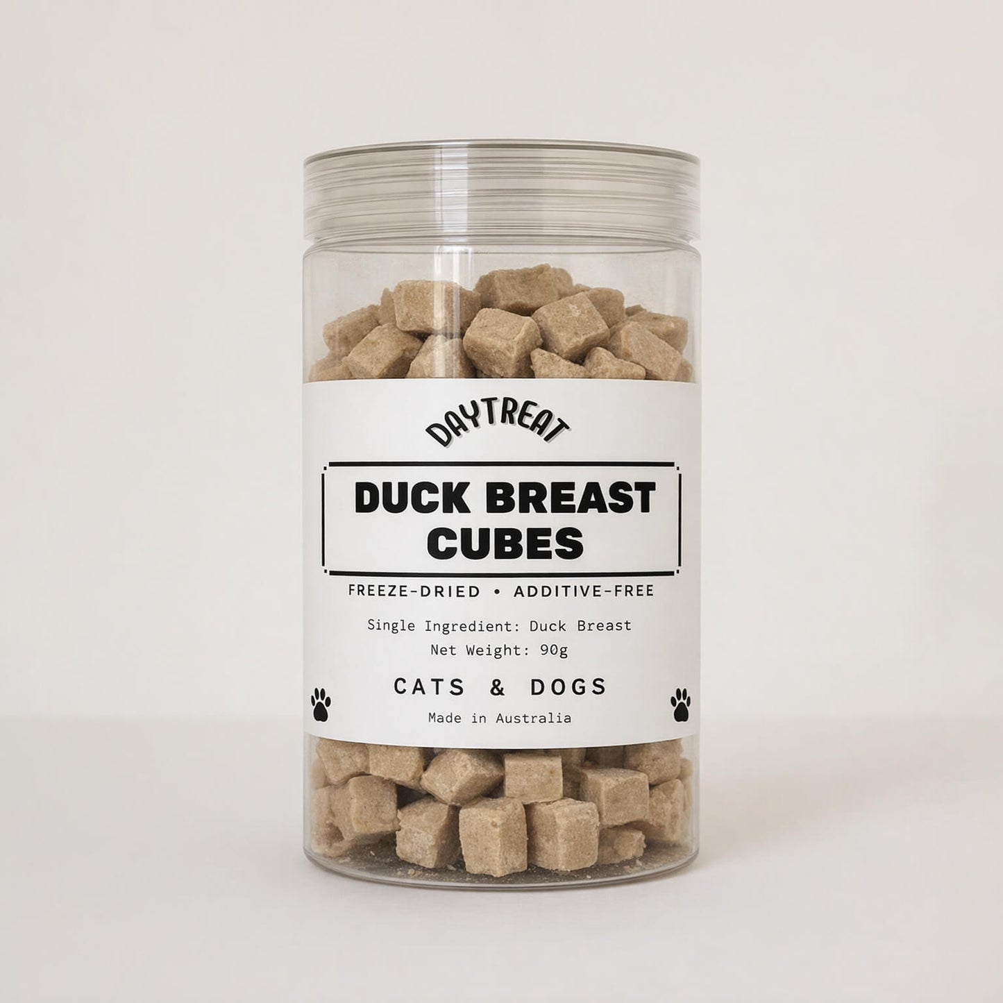 Duck Breast Cubes – Freeze-Dried Single Ingredient Treats for Cats & Dogs | Made in Australia | DAYTREAT - ChokyoPetStore