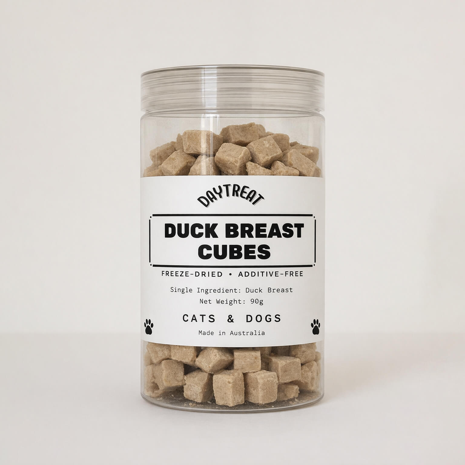 Duck Breast Cubes – Freeze-Dried Single Ingredient Treats for Cats & Dogs | Made in Australia | DAYTREAT - ChokyoPetStore