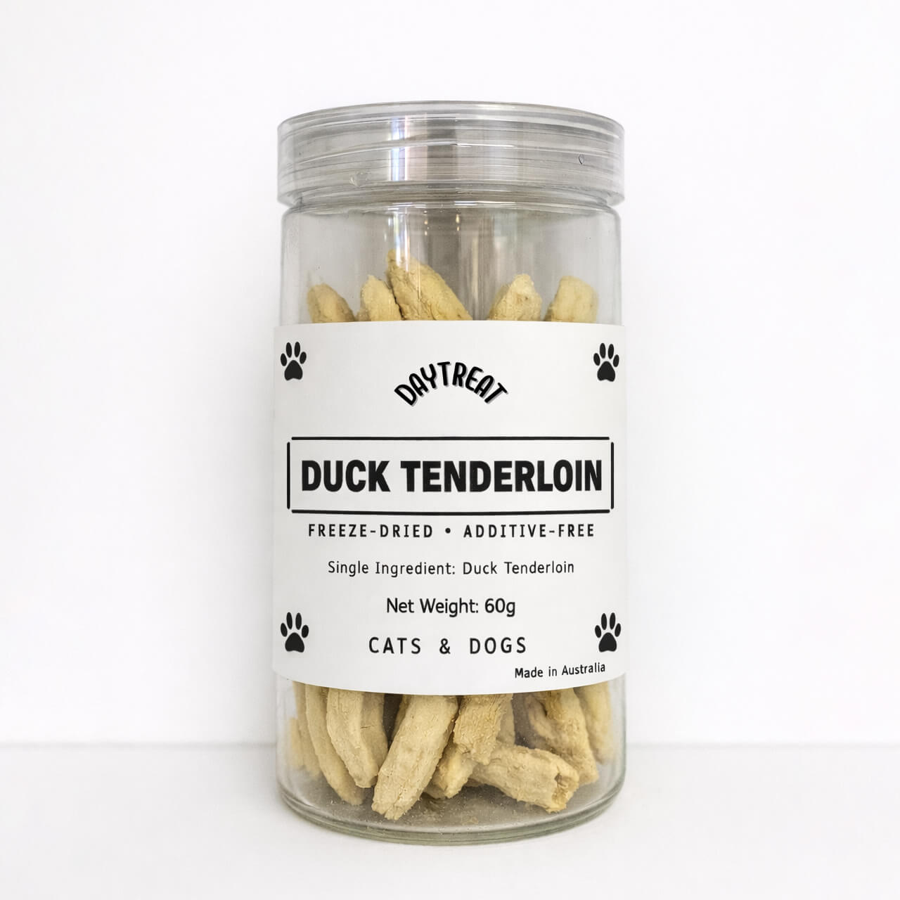 Duck Tenderloin – Freeze-Dried Single Ingredient Treats for Cats & Dogs | Made in Australia | DAYTREAT - ChokyoPetStore