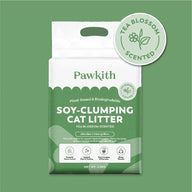 Pawkith Soy Clumping Tofu Cat Litter - Tea Blossom Scented 2.5kg