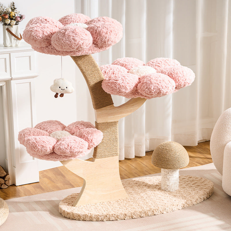 Flower Series Three-Tier Cat Tree 90cm