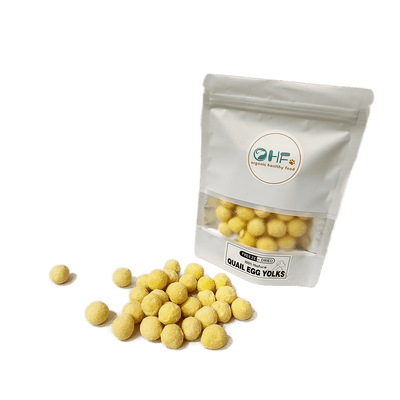 OHF Premium Freeze Dried Pet Food / Treats Quail Egg Yolks 80g