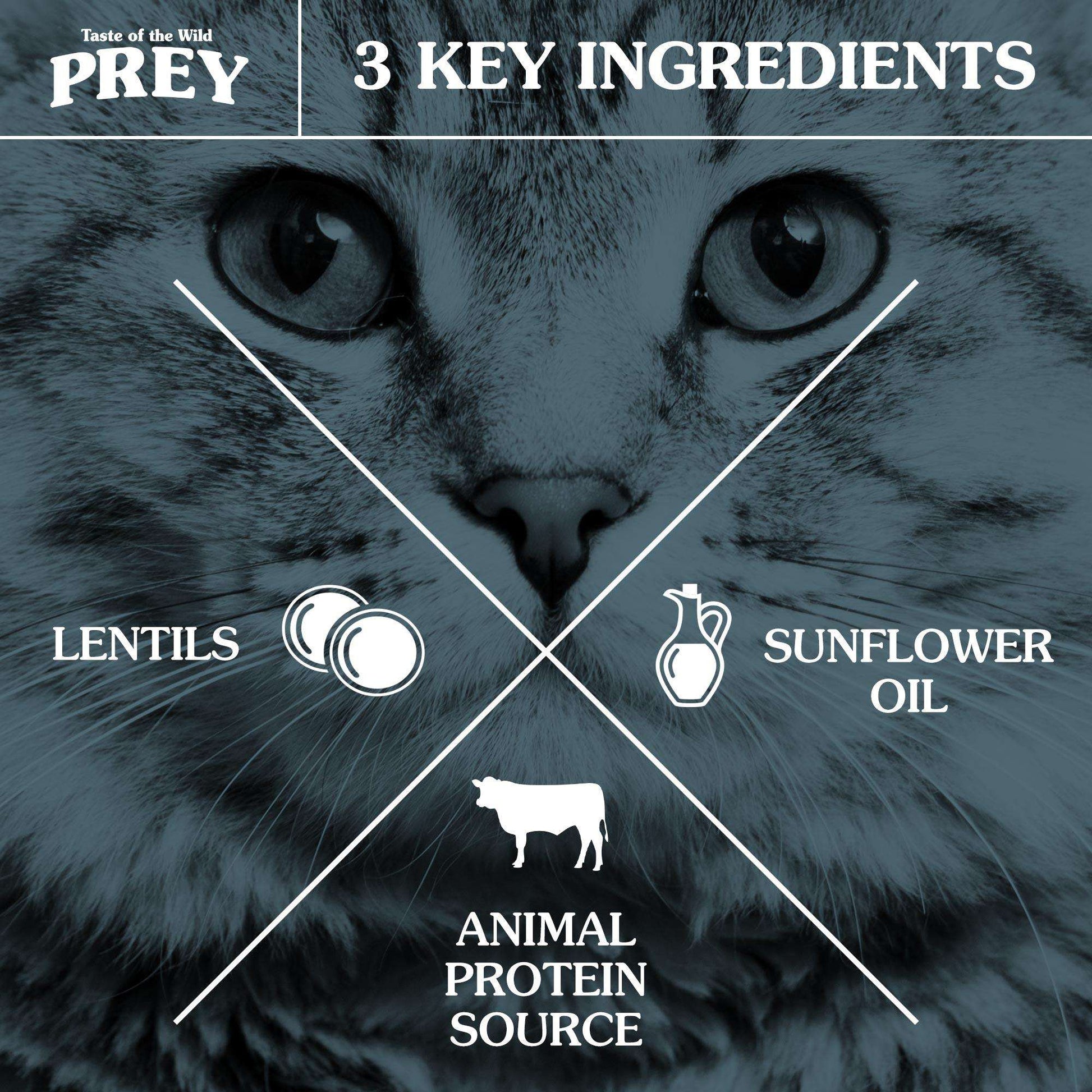 Taste of the Wild PREY Angus Beef Cat Food