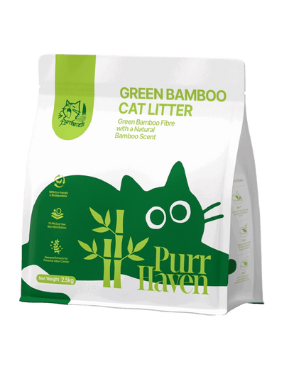 Purr Haven Eco Tapioca and Green Bamboo Cat Litter 2.5kg - ChokyoPetStore