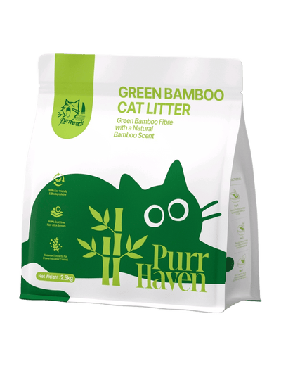 Purr Haven Eco Tapioca and Green Bamboo Cat Litter 2.5kg