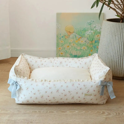 Nifty Fairy Floral Pet Bed - ChokyoPetStore
