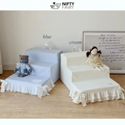 Nifty Fairy 3-Steps Pet Stairs Sofa Bed Dog Ramp Removable Washable Cover - ChokyoPetStore