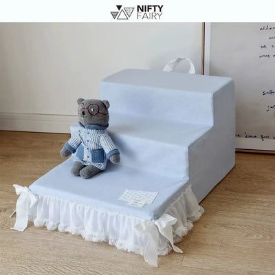 Nifty Fairy 3-Steps Pet Stairs Sofa Bed Dog Ramp Removable Washable Cover - ChokyoPetStore