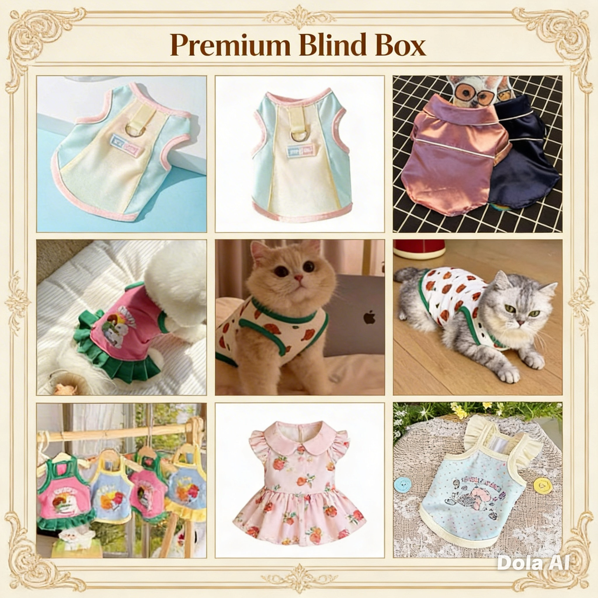 Premium Warm Winter Pet Clothing Mystery Box | Random Cute Cat & Dog Outfits