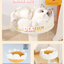 Cloud Flower Cat Tree with Plush Bed – 33cm Removable & Washable Cat Nest for Small Cats and Kittens - ChokyoPetStore