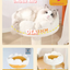 Cloud Flower Cat Tree with Plush Bed – 33cm Removable & Washable Cat Nest for Small Cats and Kittens