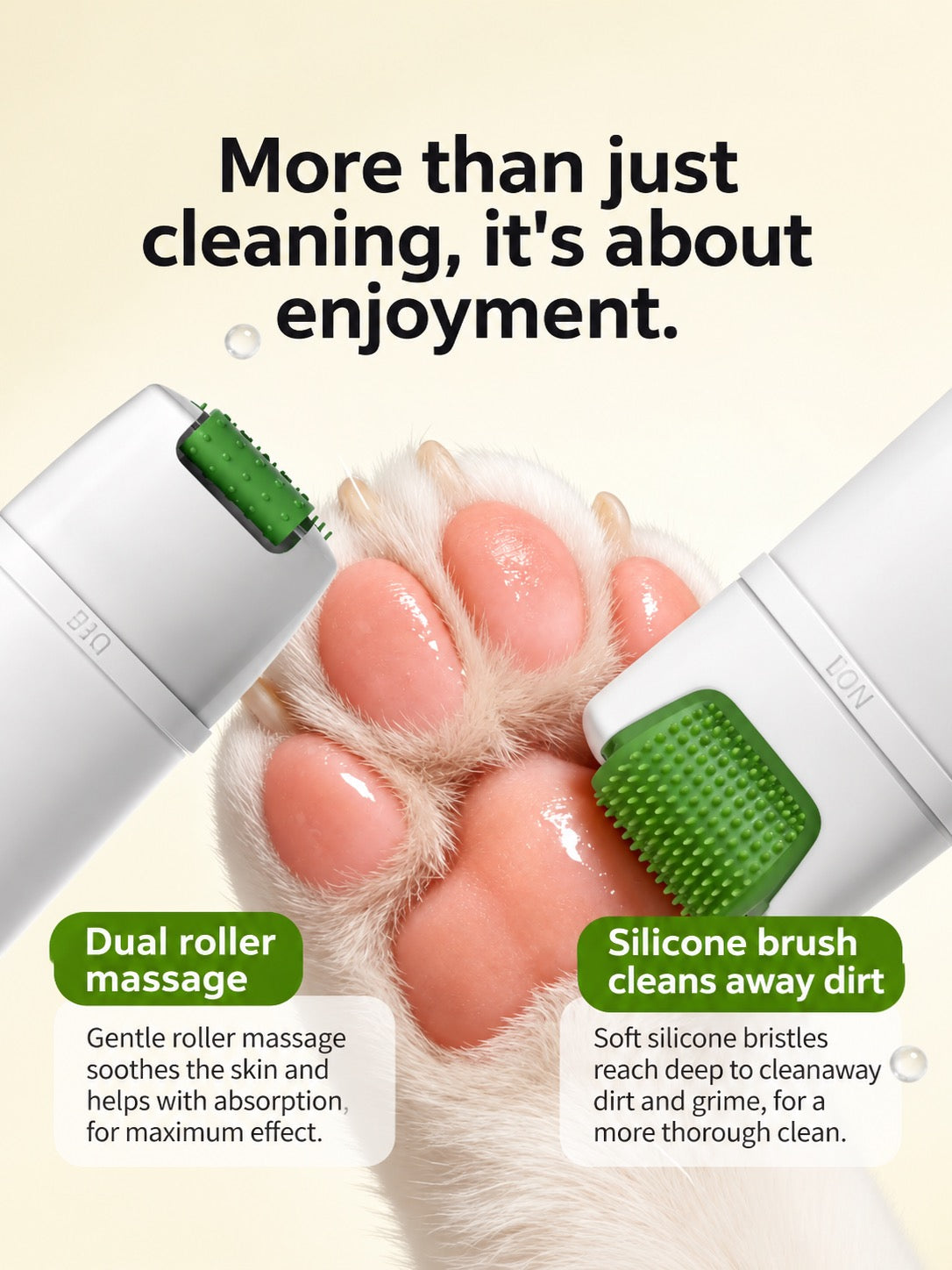 Kojima No-Rinse Paw Cleansing Gel With Roller 100ml