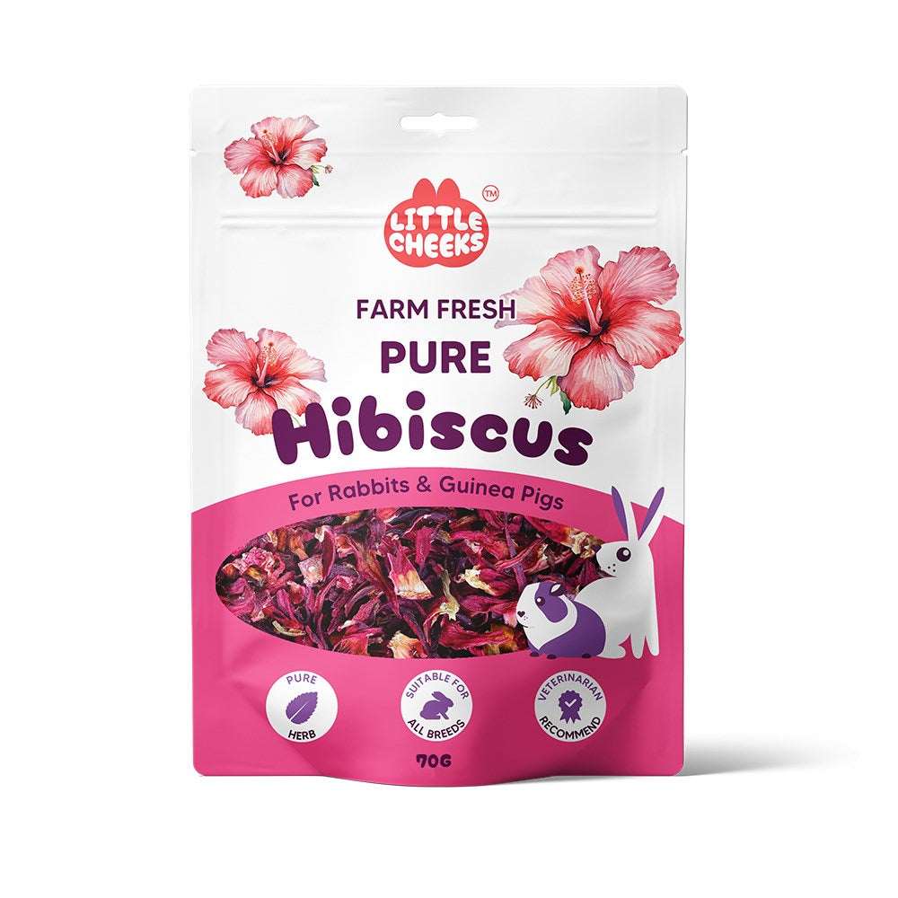 Farm Fresh Pure Hibiscus 35g for Rabbits& Guinea pigs - ChokyoPetStore