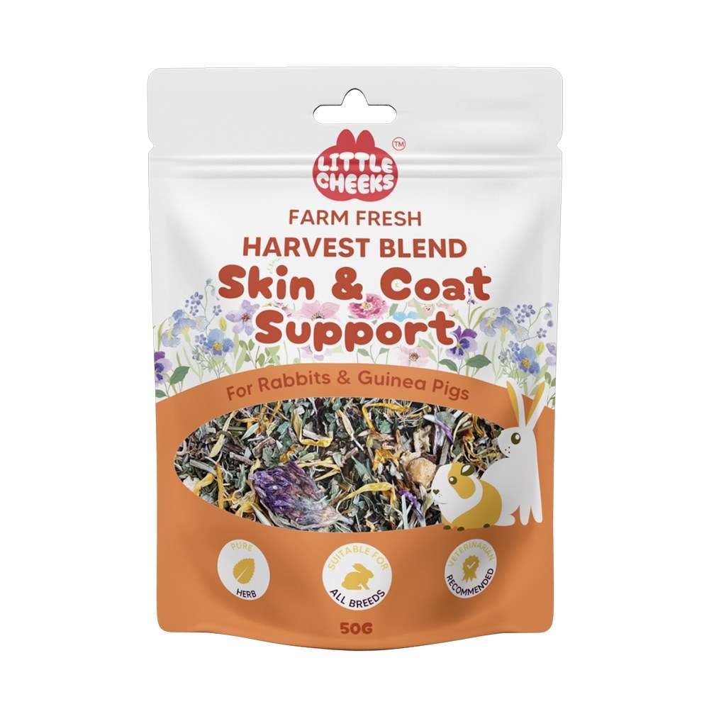 Farm Fresh Haervest Blend Skin & Coat Support 50g for Rabbits& Guinea Pigs - ChokyoPetStore