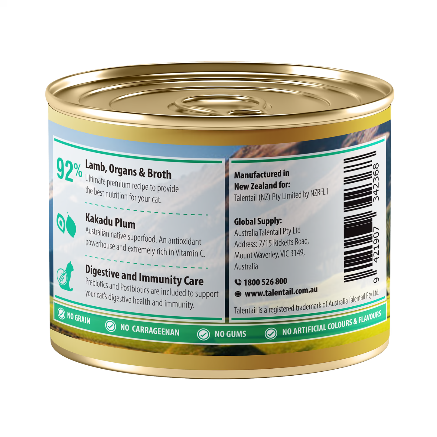 Talenttail Ultimate Canned Wet Food New Zealand Lamb 12x180g