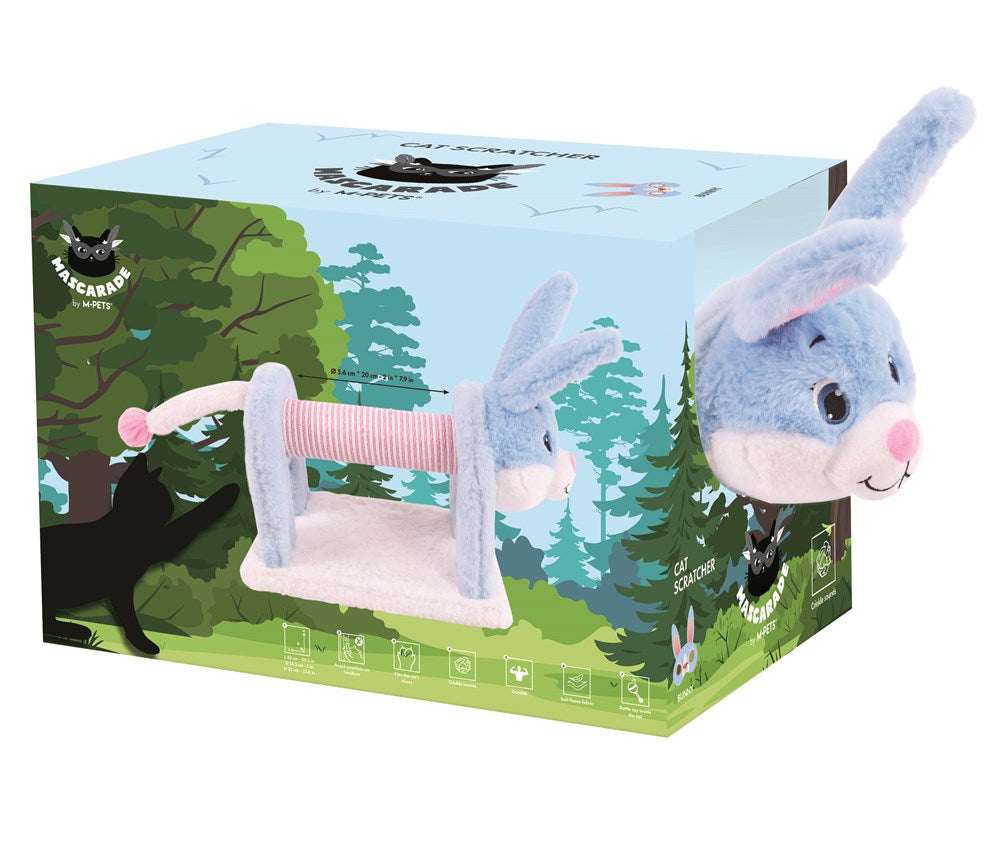 MASCARADE Cat Scratcher Bunny 52 x 18.5 x 32 cm - ChokyoPetStore