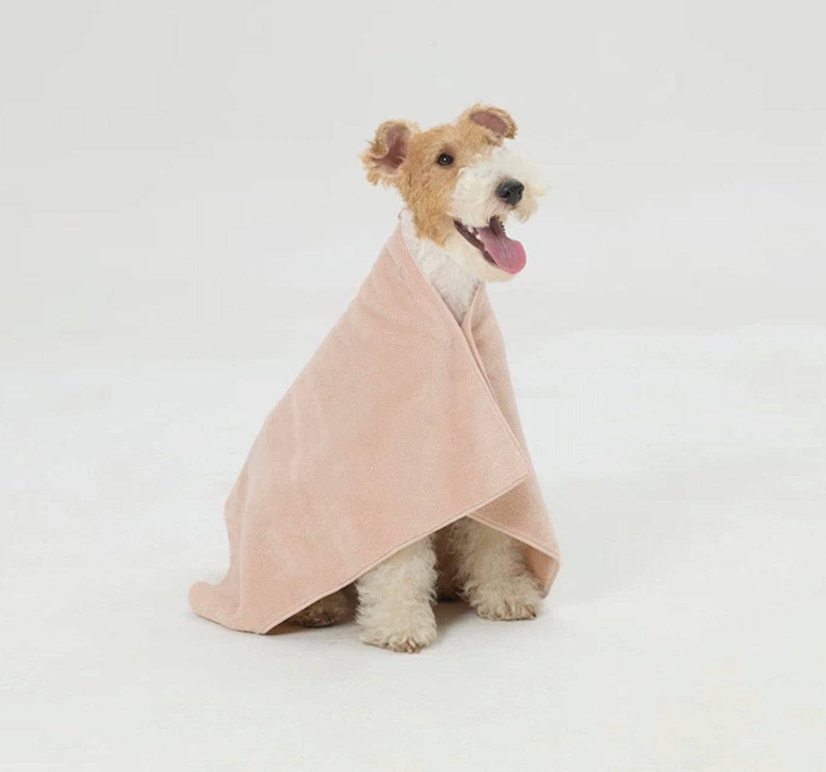 MUJI Pet Bath Towel with Snaps – Medium