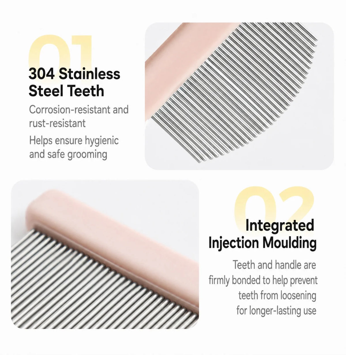 Mango Pet Facial Hair Comb Kit