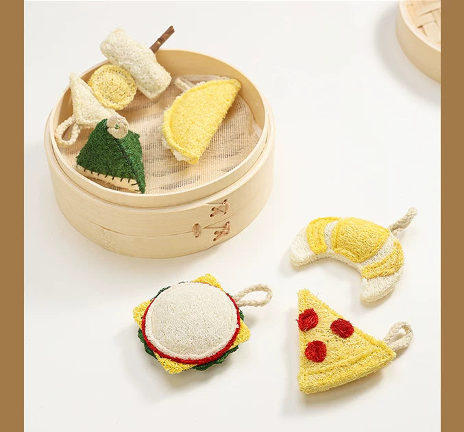 Meoof Loofah Bistro Cat Toy Set