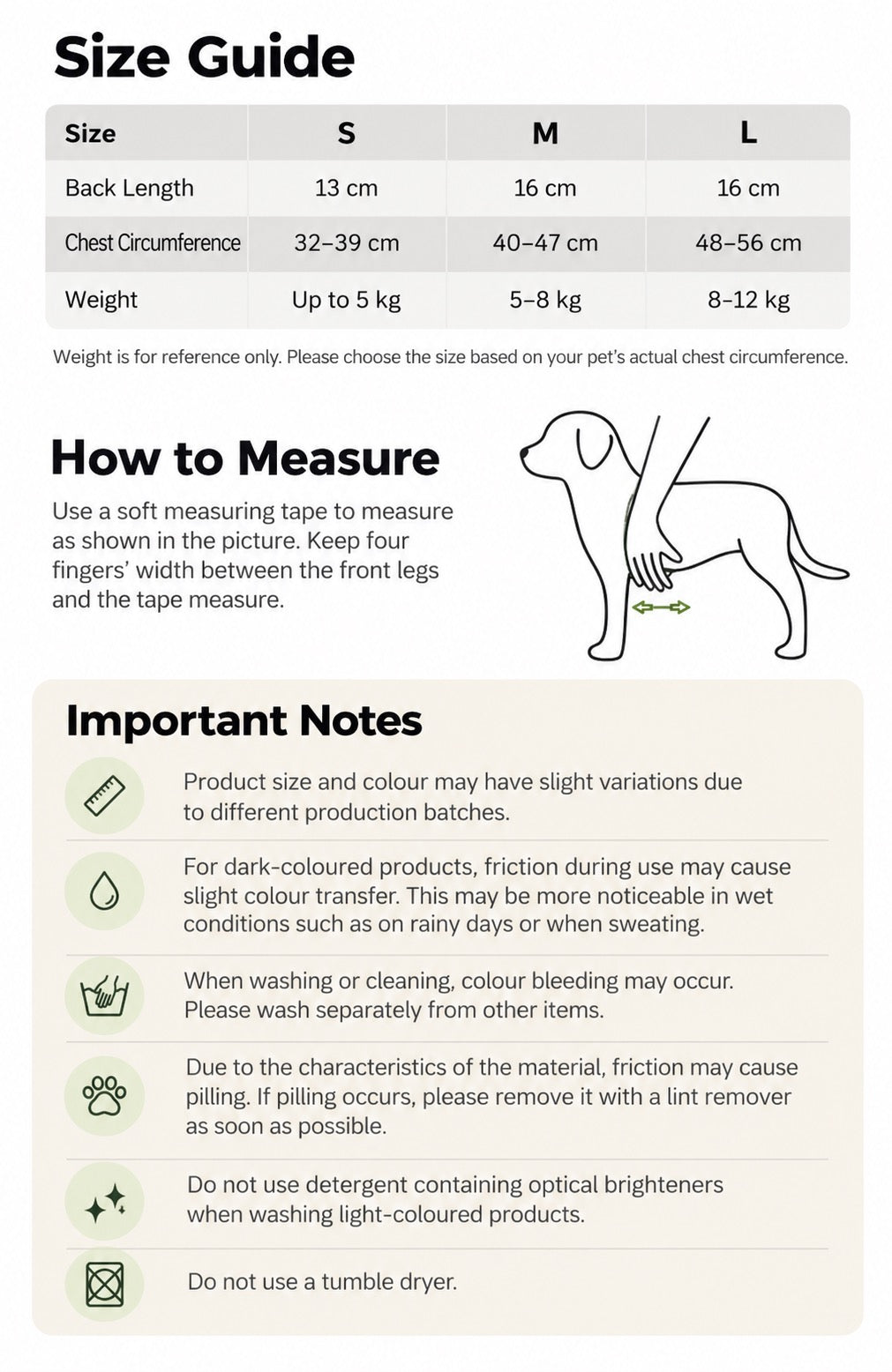 MUJI Pet Walking Harness