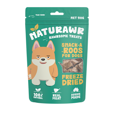 Naturawr Snack-A-Roo for Dogs 50g